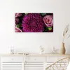 Wanduhr aus Glas mit Motiv Blumenarrangement- 60 x 30 cm - Produktbild-Vorschau 4
