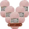 5 x ALIZE Softy Plus 340 Baby Pink mit Label Produktbild-Vorschau 1