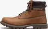 A side view of a brown Caterpillar work boot. Produktbild-Vorschau