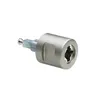 Hettich Zylinderdrehgriff Typ 42.5 links, vernickelt, mit Produktbild-Vorschau 1