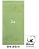 Betz 2 Stück Handtücher 50x100 cm PREMIUM  100% Baumwolle  Produktbild-Vorschau 2