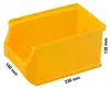 allit otevřený úložný box ProfiPlus Box 3, z PP, žlutý Náhled obrázku produktu 5