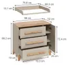 Wickelkommode Vitalispa Malia Cashmere 98 x 98 cm mit 1 Tür Produktbild-Vorschau 3