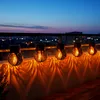 LED Solar Laterne klein mit Flammeneffekt - 6er Set - Mini Produktbild-Vorschau 7