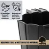 BigDean 4 Stück Blumenkasten Balkongeländer Balkon Produktbild-Vorschau 5