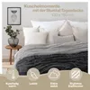 Blumtal Couverture douillette 150x200 cm avec aspect tricot Voir les images du produit 3