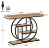 Tribesigns Konsolentisch,105 x 30x 80 cm industrieller Produktbild-Vorschau 6