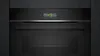 Siemens iQ700, Einbau-Backofen, 60 x 60 cm, Schwarz, Edelstahl HB734G1B1 Frontansicht geschlossen Bedienungsdisplay Einbau Produktbild-Vorschau