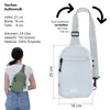 Rucksack Eingurt Crossbody Sling Bag Tasche Damen Herren Produktbild-Vorschau 8