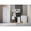 Jugendzimmer-Set 4-teilig Schrank Wandregal Kommode Produktbild-Vorschau 7