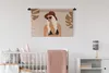 MuchoWow® Wandteppich Wandbehang Sommer - Blätter - Pastell Produktbild-Vorschau 2