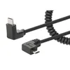 MANHATTAN Spiralkabel USB-C auf Micro-USB Ladekabel Produktbild-Vorschau 1