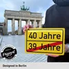 Blechschild 40 Schild Geburtstag, 40er Schild ORTSSCHILD, Produktbild-Vorschau 4