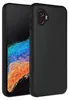A black silicone phone case is shown next to a smartphone. Anteprima dell’immagine prodotto