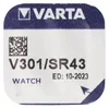 301, Varta V301, SR43, SR43SW Ogniwo guzikowe do zegarków Podgląd zdjęcia produktu 2