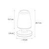 LED venkovní stolní lampa DORA IP44 1,5W 90 lm 3000 K bílá Náhled obrázku produktu 11