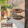 Runde Vogelfutterstation & Vogeltränke 2er Set, 21 cm, Produktbild-Vorschau 7