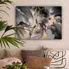 MuchoWow® - Leinwandbilder - Grau - Luxus - Gold - Marmor, Produktbild-Vorschau 2
