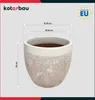 KOTARBAU® Blumenkübel Höhe 26 cm ⌀ 30 cm Blumentopf Weiß Produktbild-Vorschau 3