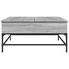 The Living Store Couchtisch Grau Sonoma 95x95x45 cm Produktbild-Vorschau 6