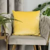 Poszewka dekoracyjna żółta 40 x 40 cm Podgląd zdjęcia produktu 2