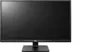 A black LG computer monitor on a stand, shown from the front against a white background. Voir les images du produit