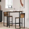 vidaXL Table vieux bois 100 x 40 x 100,5 cm Ingénierie bois Voir les images du produit 2