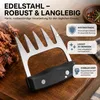 Pulled Pork Krallen 2er Set aus Edelstahl mit Holzgriff, Produktbild-Vorschau 5