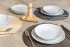Banquet 60310701, Jedálenský tanier, Kolo, Porcelán, Biela, Náhľad obrázku produktu 8