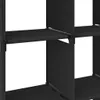 vidaXL Würfelregal mit 9 Fächern Schwarz 103x30x107,5 cm Produktbild-Vorschau 5