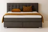 Lit Boxspring VERONA 140 x 200 cm avec deux matelas à Voir les images du produit 2
