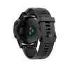 Strap-it Garmin Fenix 7 Silikonarmband (Schwarz) Produktbild-Vorschau 2