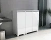 Kommode für das Badezimmer 90 (60+30) 3x Wäschekorb Produktbild-Vorschau 2