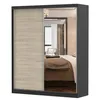 Schwebetürenschrank Kleiderschrank Bella 03, 183 cm, Produktbild-Vorschau 2
