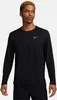 Nike M Nk Df Uv Miler Top Ls Black/White Black/White L Produktbild-Vorschau 1