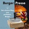 NATUMO Burgerpresse Set aus Hamburgerpresse und Burger Produktbild-Vorschau 4