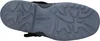 The sole of a black shoe is shown from an underneath view. Produktbild-Vorschau
