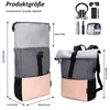 Freizeitrucksack Arbeitsrucksack Groß Damen lässiger Produktbild-Vorschau 3