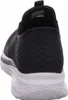 The back view of a black and white athletic shoe. Anteprima dell’immagine prodotto