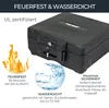HMF Feuerfeste Dokumentenbox DIN A4 Ordner, wasserdichte Produktbild-Vorschau 2