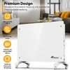 TRESKO® Elektroheizung Weiß 1500W Glaskonvektor Konvektor Produktbild-Vorschau 2