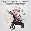 Tulano Kinderwagen Buggy Avignon 35 Flower Collection Pink Produktbild-Vorschau 3