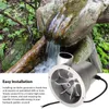 A hydro generator is shown in a natural setting with water flowing over rocks and wood. Náhled obrázku produktu