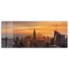 DEQORI Glasbild Echtglas 150x60 cm 'Goldene Produktbild-Vorschau 2