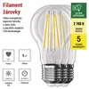 LED žárovka Filament A60 A CLASS/ E27 / 5 W (75 W) / 1 060 lm / teplá bílá Náhled obrázku produktu