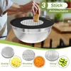 6er Edelstahl Rührschüssel Set mit Deckeln, 16-30 cm, Produktbild-Vorschau 9