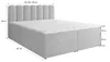 Masseno Boxspringbett SOLIA 180x200 cm Komplett-Set mit Produktbild-Vorschau 4