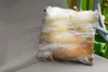 MuchoWow® Outdoor Kissen - Marmor - Grau - Gold - 60x60 cm Produktbild-Vorschau 2