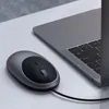 A computer mouse and a laptop are placed on a white surface. Produktbild-Vorschau