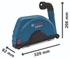Bosch GDE 230 FC-S Professional, Černá, Modrá, 2,1 kg, 238 Náhled obrázku produktu 4